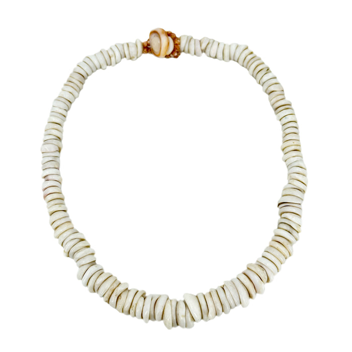 Buy Native Treasure - 16 inch Kid's Brown Tiger Coco Bead 2 Black 2 White Puka  Shell Surfer Necklace at Amazon.in
